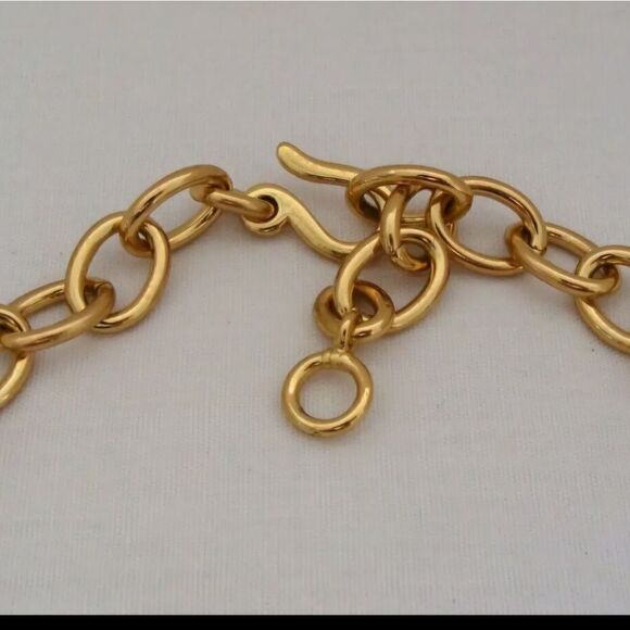 Rebecca Minkoff Gold-Tone And Black Enamel Blade Necklace - Picture 5 of 13